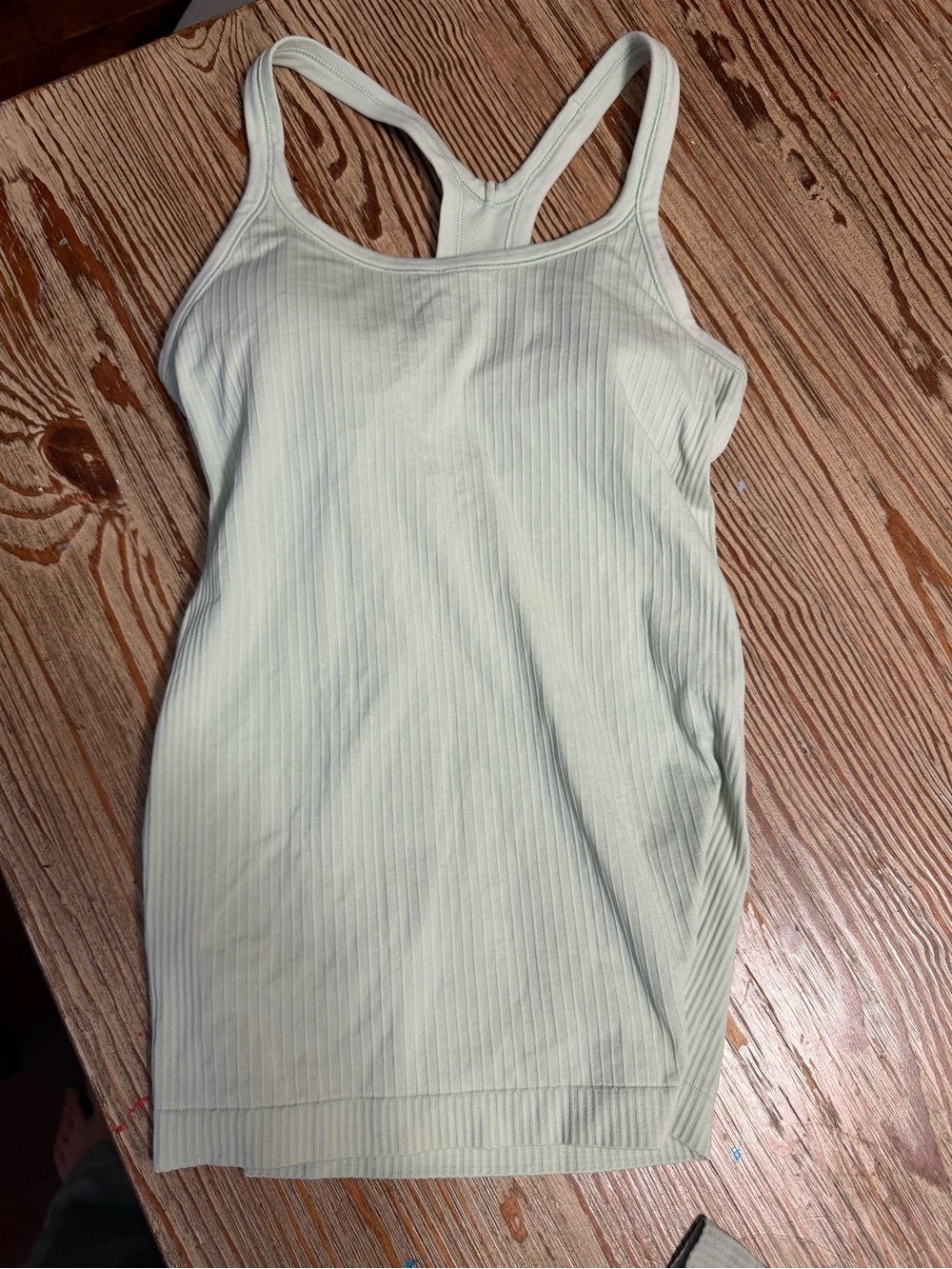 lululemon athletica Pale Mint Ribbed Racerback Tank